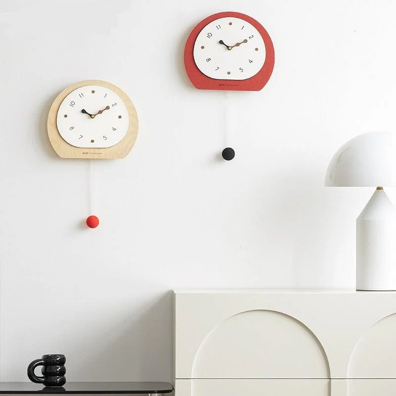 Nordic Pendulum Wall Décor Clock for Living Room -