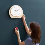 Nordic Pendulum Wall Decor Clock for Living Room