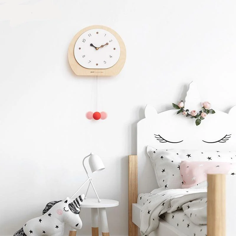Nordic Pendulum Wall Décor Clock for Living Room -