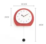 Nordic Pendulum Wall Decor Clock for Living Room