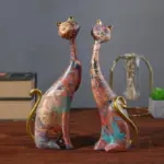 Nordic_Resin_Abstract_Cat_Statue_-_-4356289 Nordic Resin Abstract Cat Statue