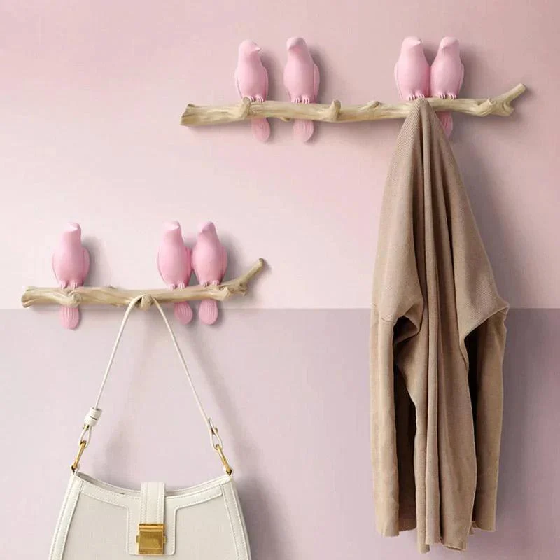 Nordic Resin Bird Wall Hanger -