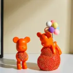 Nordic Rose Bear Figurine