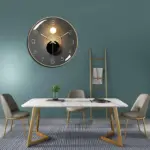 Nordic Silent Wall Clock 12 Inches