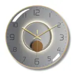 Nordic Silent Wall Clock 12 Inches