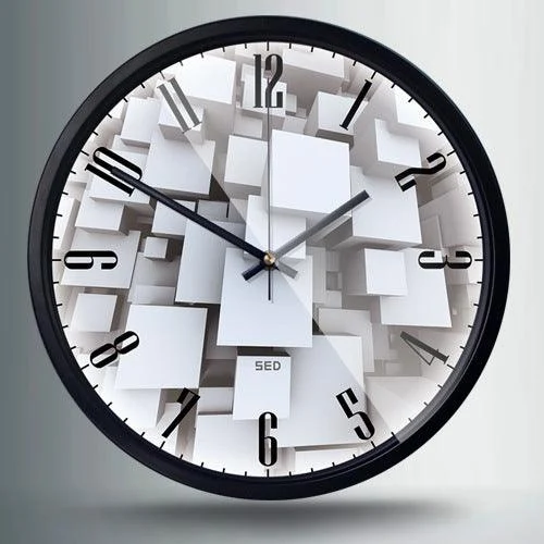 Nordic Silent Wall Clock for Livingroom 12.6 Inches -
