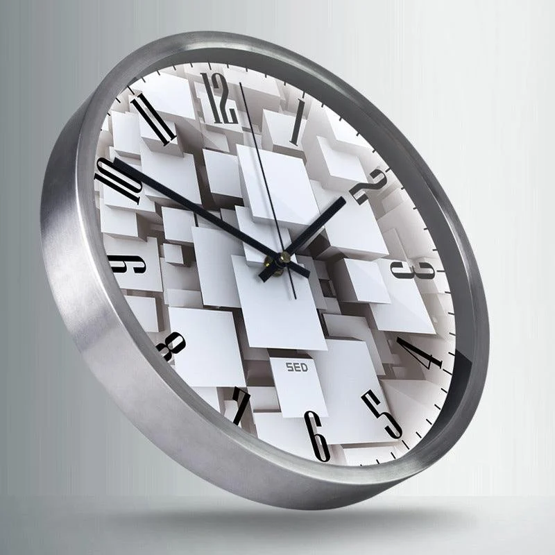 Nordic Silent Wall Clock for Livingroom 12.6 Inches -