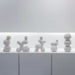 Nordic Simple Plain Ceramic Art Ornaments