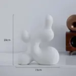 Nordic Simple Plain Ceramic Art Ornaments