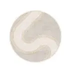 Nordic Stone Pattern Round Carpets Living Room Rugs Large Size for Kids Room