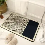 Nordic Style Abstract Hand Crafted Bath Mat