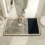 Nordic Style Abstract Hand Crafted Bath Mat