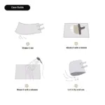Nordic Style Abstract Hand Crafted Bath Mat
