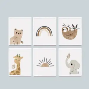 Nordic Style Animal Prints