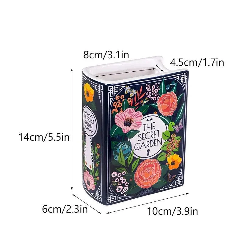 Nordic Style Book Vase Little Women Minimalist -