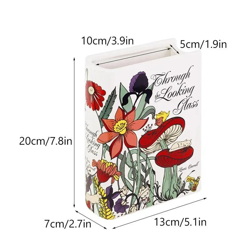 Nordic Style Book Vase Little Women Minimalist -