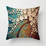 Nordic Style Oil Painting Cushion Cover
