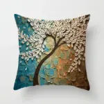 Nordic Style Oil Painting Cushion Cover