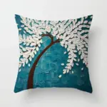 Nordic Style Oil Painting Cushion Cover