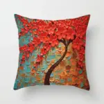 Nordic Style Oil Painting Cushion Cover