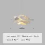 Nordic Touch Space Flower Chandelier Ceiling Light