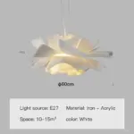 Nordic Touch Space Flower Chandelier Ceiling Light