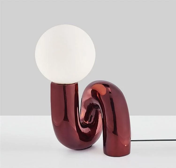 Nordic Twisted Ball Table Lamp -