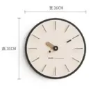 Nordic Wall Decor Clock for Living Room