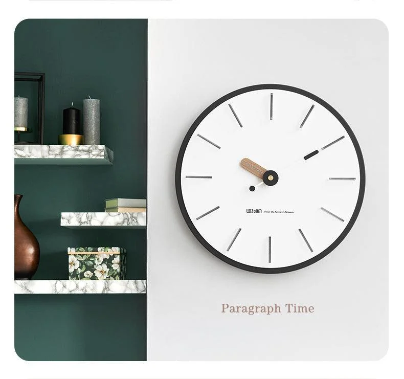Nordic Wall Décor Clock for Living Room -