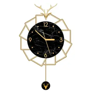 Nordic Wall Decoration Silent Pendulum Clock for Livingroom
