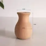 Nordic Wood Bloom Minimalist Vase for Stylish Plant Arrangements