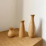 Nordic Wood Bloom Minimalist Vase for Stylish Plant Arrangements