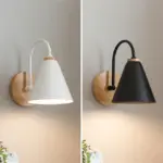 Nordic Wood LED Wall Lamp Modern Elegance
