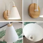 Nordic Wood LED Wall Lamp Modern Elegance