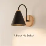 Nordic Wood LED Wall Lamp Modern Elegance