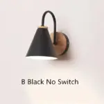 Nordic Wood LED Wall Lamp Modern Elegance