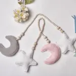 Nordic Wooden Beads Ornament Celestial Decor