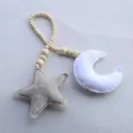 Nordic Wooden Beads Ornament Celestial Decor