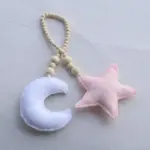 Nordic Wooden Beads Ornament Celestial Decor