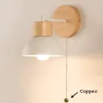 Nordic Wooden Wall Lamp