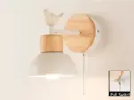 Nordic Wooden Wall Lamp