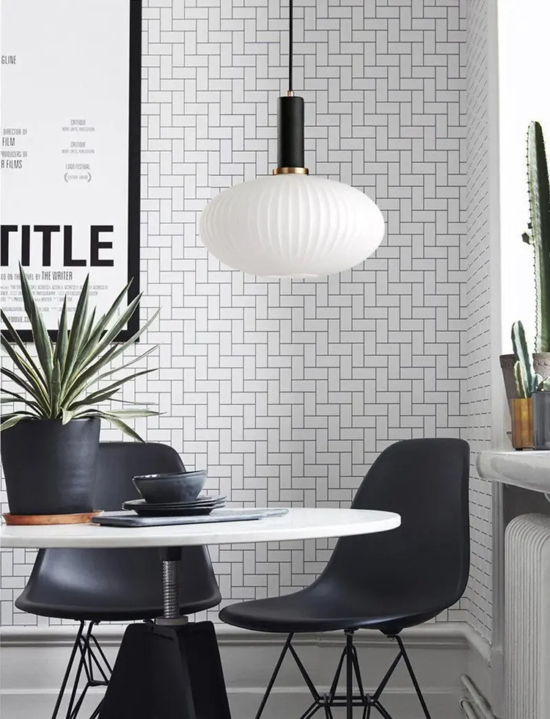 NoridcFlutedGlassPendantLightModernHomeDecor