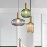 NoridcFlutedGlassPendantLightModernHomeDecor_2 NoridcFlutedGlassPendantLightModernHomeDecor