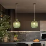 NoridcFlutedGlassPendantLightModernHomeDecor_7 NoridcFlutedGlassPendantLightModernHomeDecor