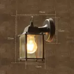 NostalgicShine retro wall light for outside