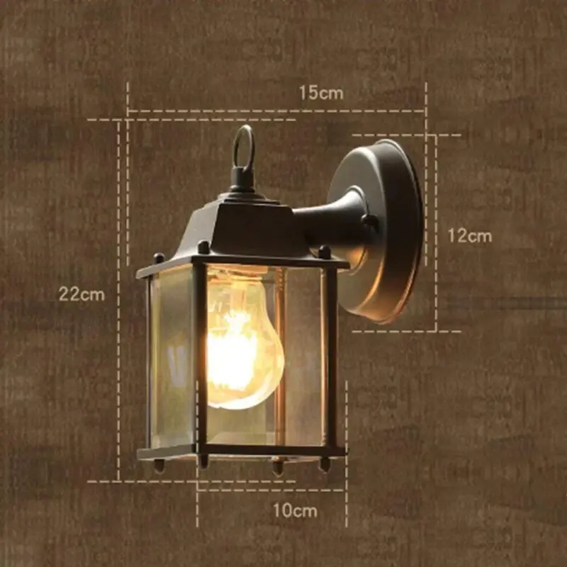 NostalgicShine retro wall light for outside