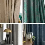 Nouveaux-rideaux-simples-pour-salon-Villa-de-luxe-moderne-motif-ray-pour-fen-tre-porte-chambre Nouveaux rideaux simples pour salon Villa de luxe moderne motif ray pour fen tre porte chambre