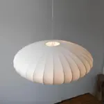 NovaLux Seiden Kronleuchter Opulenter Anhanger Luxuriose Eleganz 2 xlumina