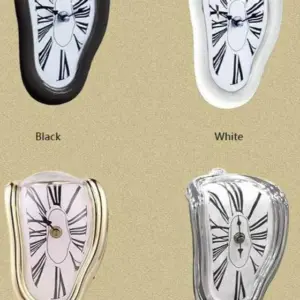 Novel Surreal Melting Distorted Wall Clocks - 