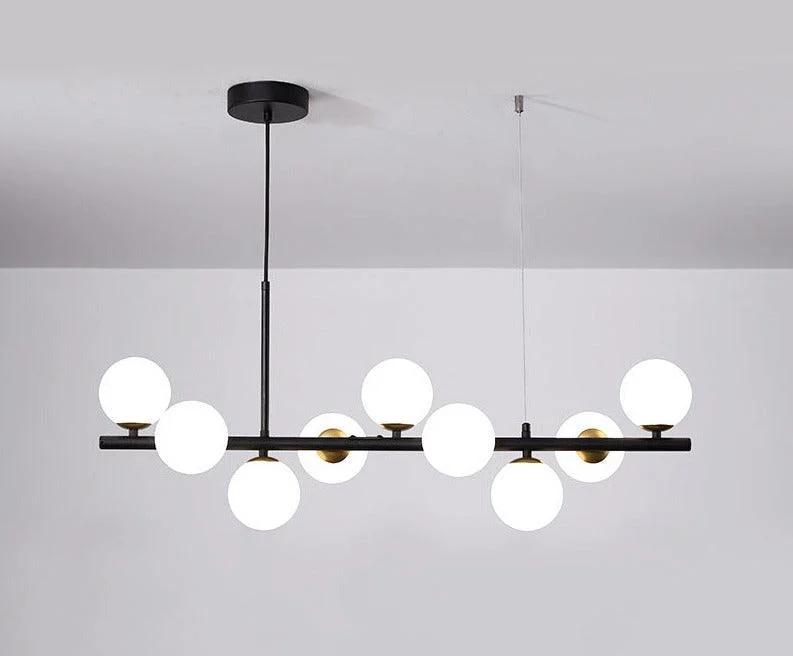 Nssasandyha Led Kroonluchters Nordic Magic Bean Glas Bal G9 Opknoping Hanger Verlichting Voor Woonkamer Eettafel Schorsing